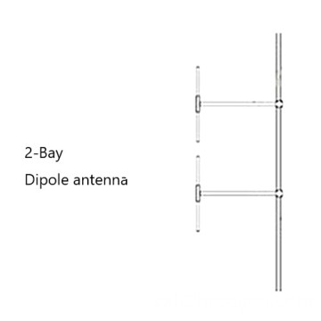 2 Bay Dipole FM Antenna with Power Splitter